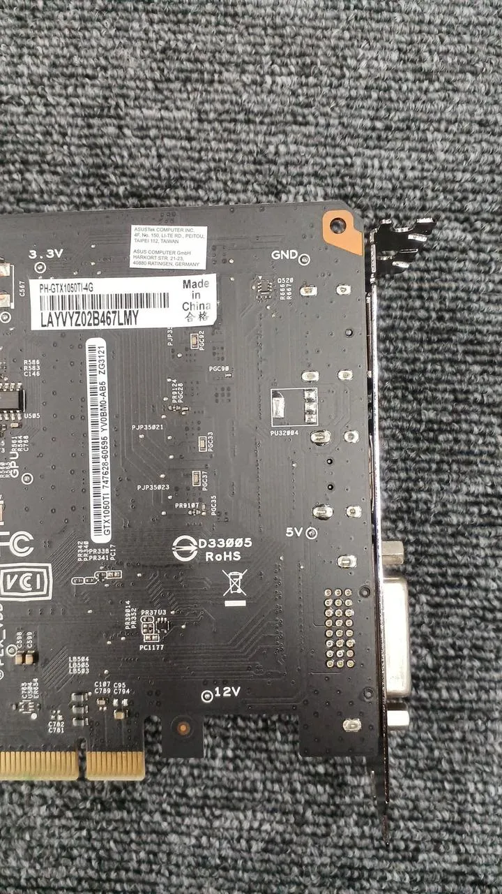 ASUS Grafikkarte PH-GTX1050TI-4G