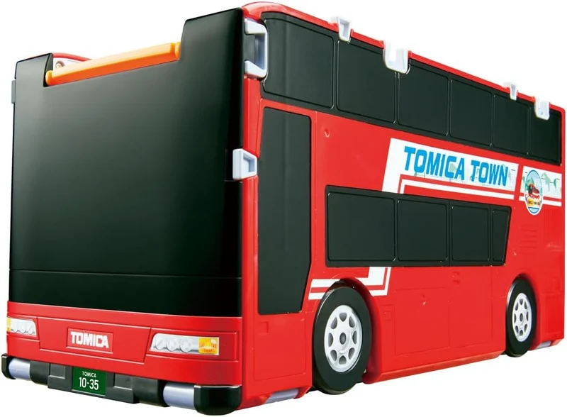 Tomica World Tomica Vehicle Town Großer, verwandelbarer Doppeldeckerbus Rotary (mit Tomica)