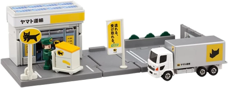 Tomica World Tomica Town Yamato Transportbüro (mit Tomica-Lieferanten-Zubehör)