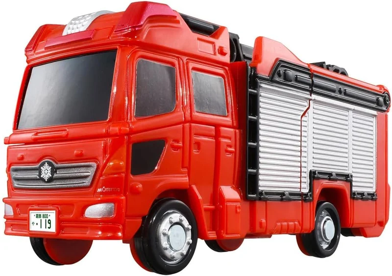 Tomica Job Labor TJB02 Fire Braver Morita Mehrzweck-Feuerwehrpumpenfahrzeug MVF