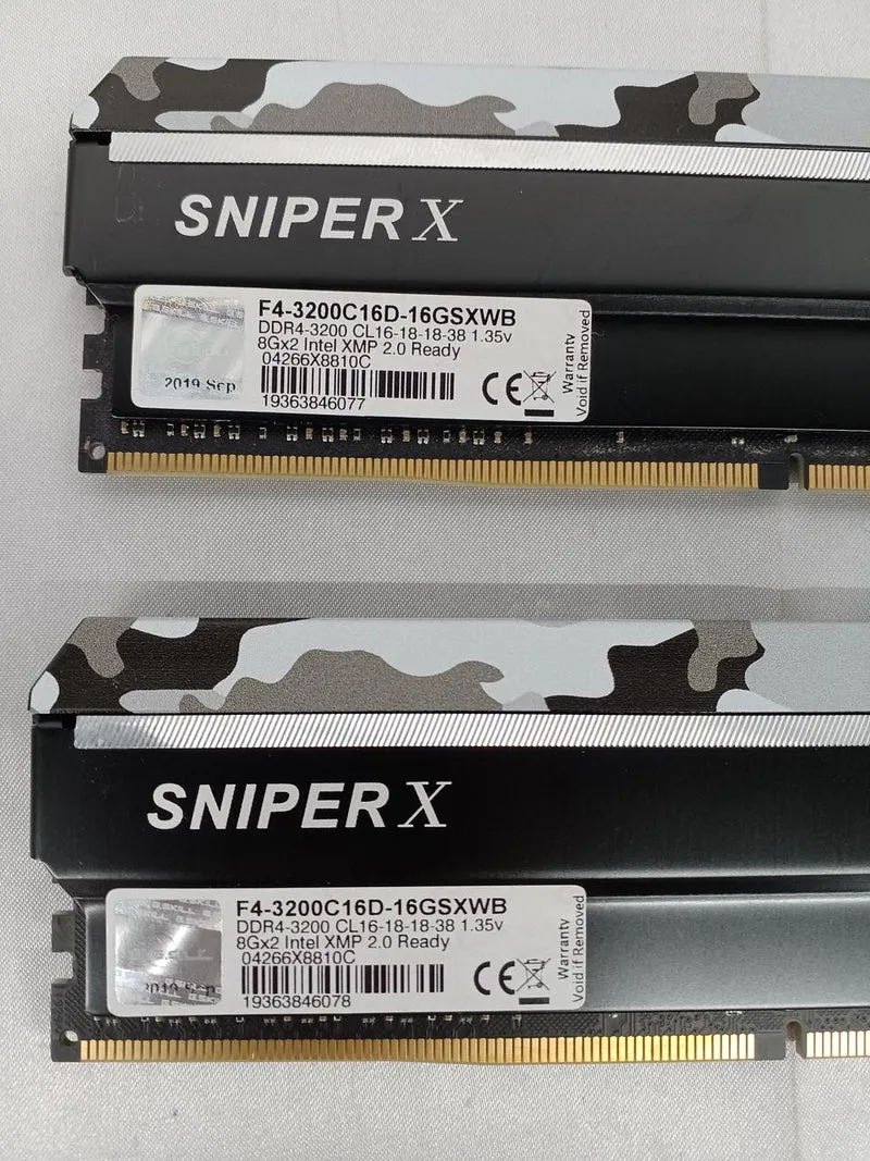 G.SKILL Arbeitsspeicher 8 GB x2 3200C16D