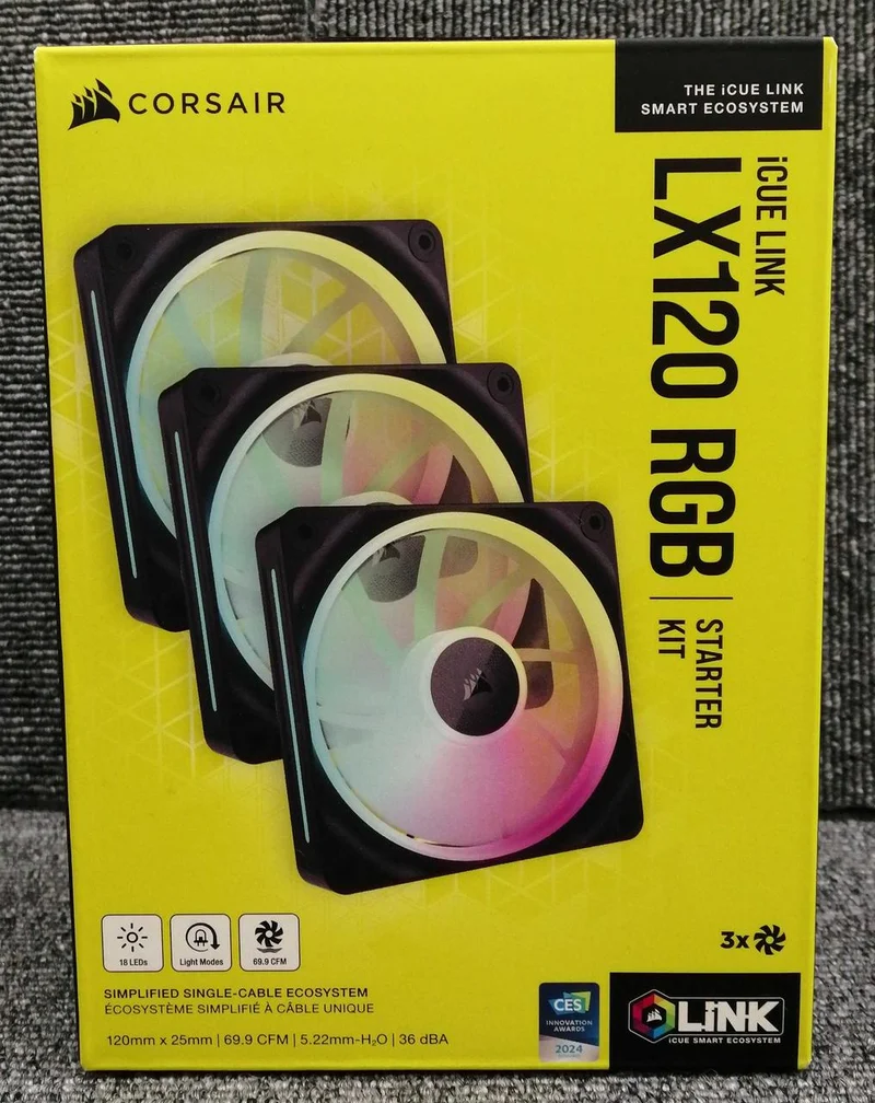 CORSAIR Gehäuselüfter LX120 RGB
