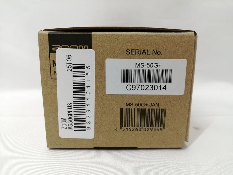 ZOOM Multi-Effektpedal MS-50G+