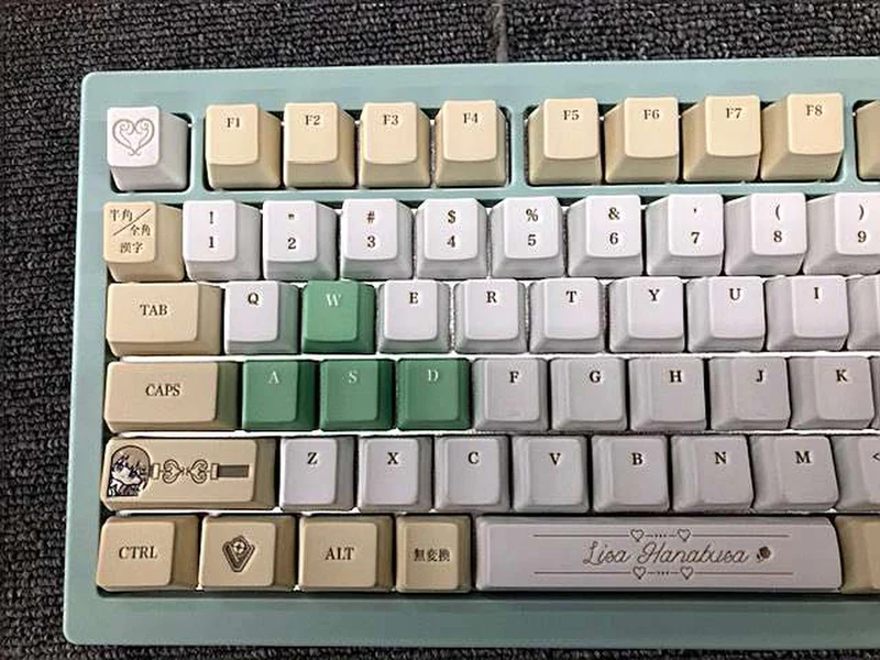 VSPOGEAR Gaming-Tastatur Englisch Lisa EDITION