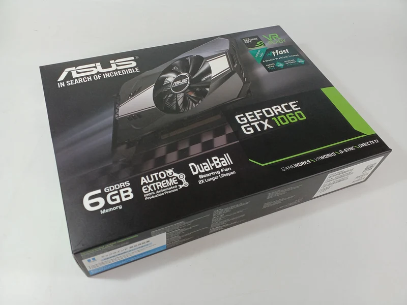 ASUS Grafikkarte: PH-GTX1060-6G