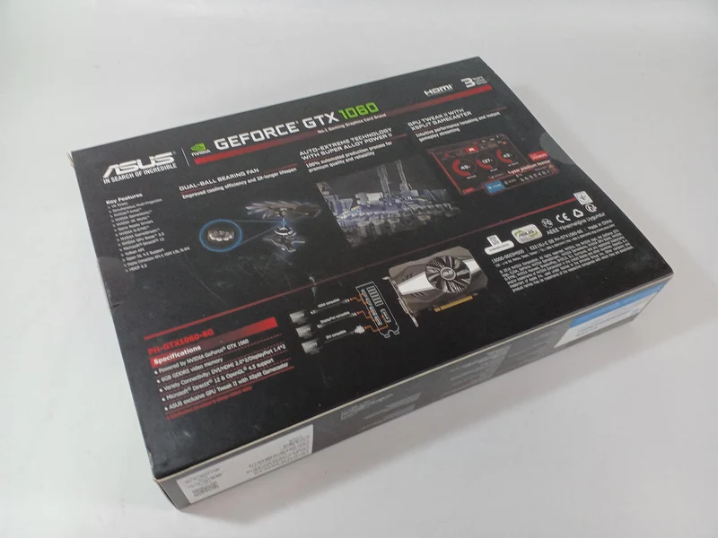 ASUS Grafikkarte: PH-GTX1060-6G