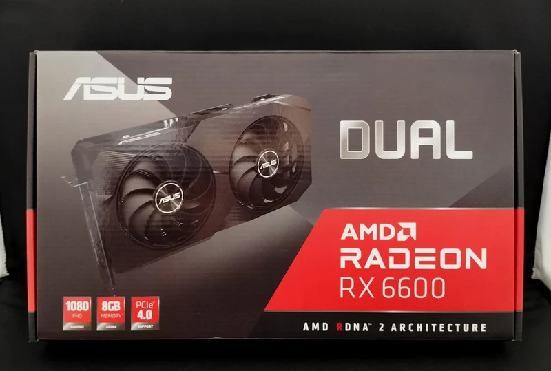 ASUS PCI-EXPRESS Bus-kompatible ATI-Grafikkarte DUAL-RT6600-8G-V2