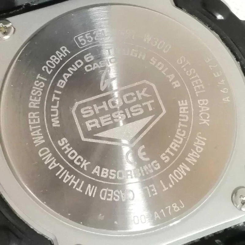 CASIO G-SHOCK GST-W300 Schwarz 002A178J