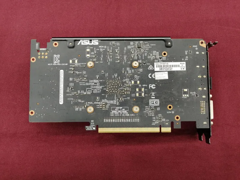 ASUS Grafikkarte: DUAL-GTX1050TI-4G