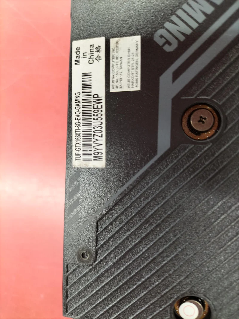 ASUS Grafikkarte: GTX1660TI-6G-EVO