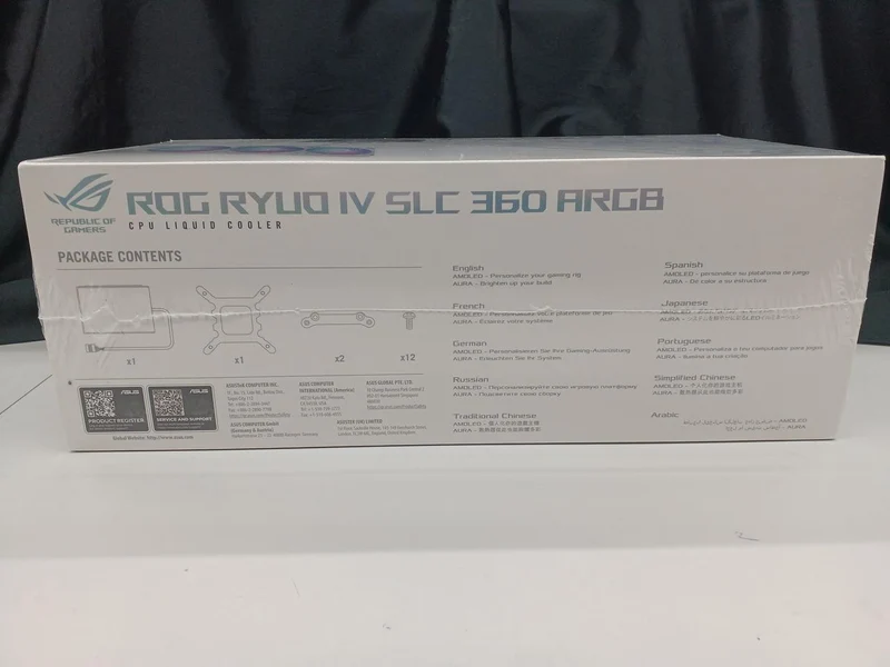 ASUS Simple Water Cooler ROG RYUD IV SLC 360ARGB