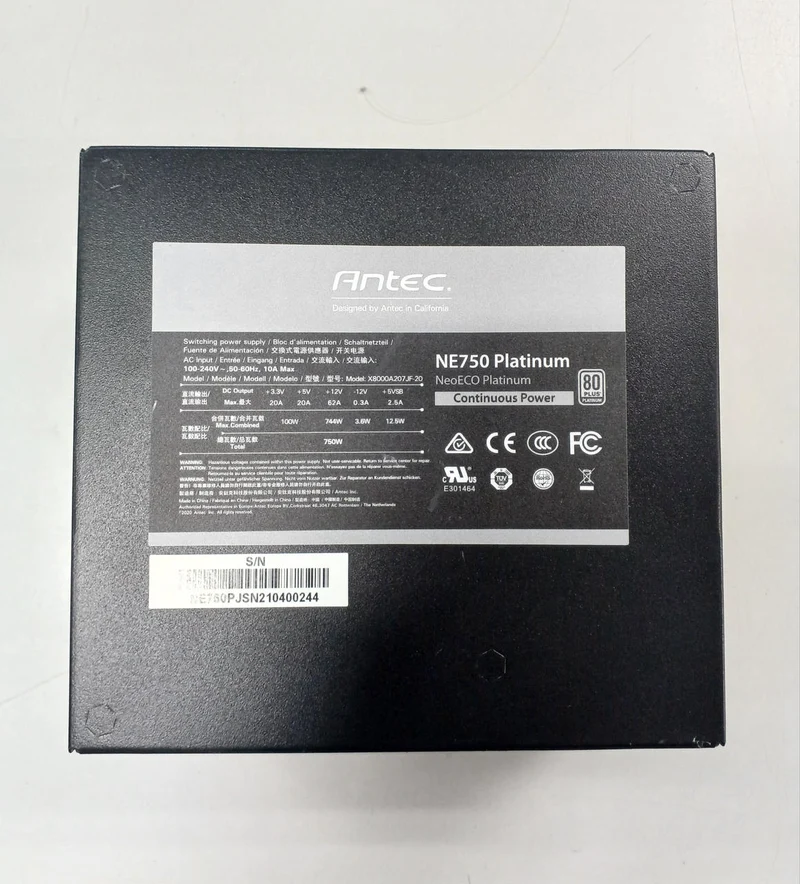 ANTEC PC-Netzteil NE750 PLATINUM