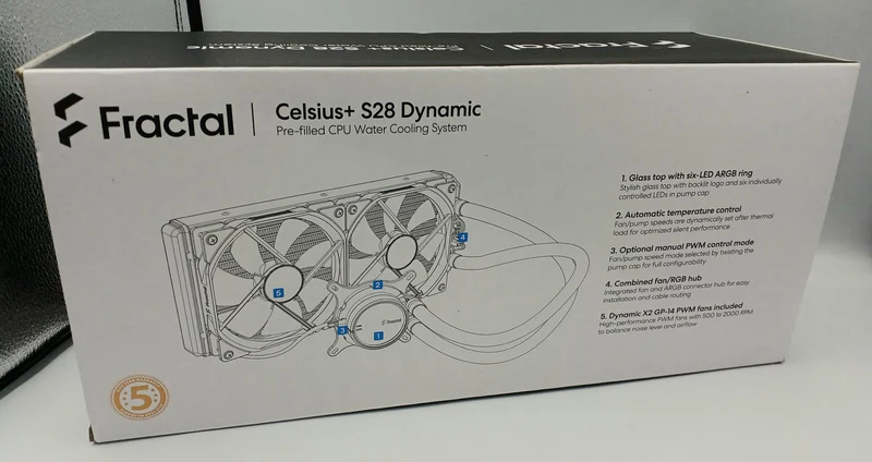FRACTAL Wassergekühlter CPU-Kühler CELSIUS+ S28 DYNAMIC