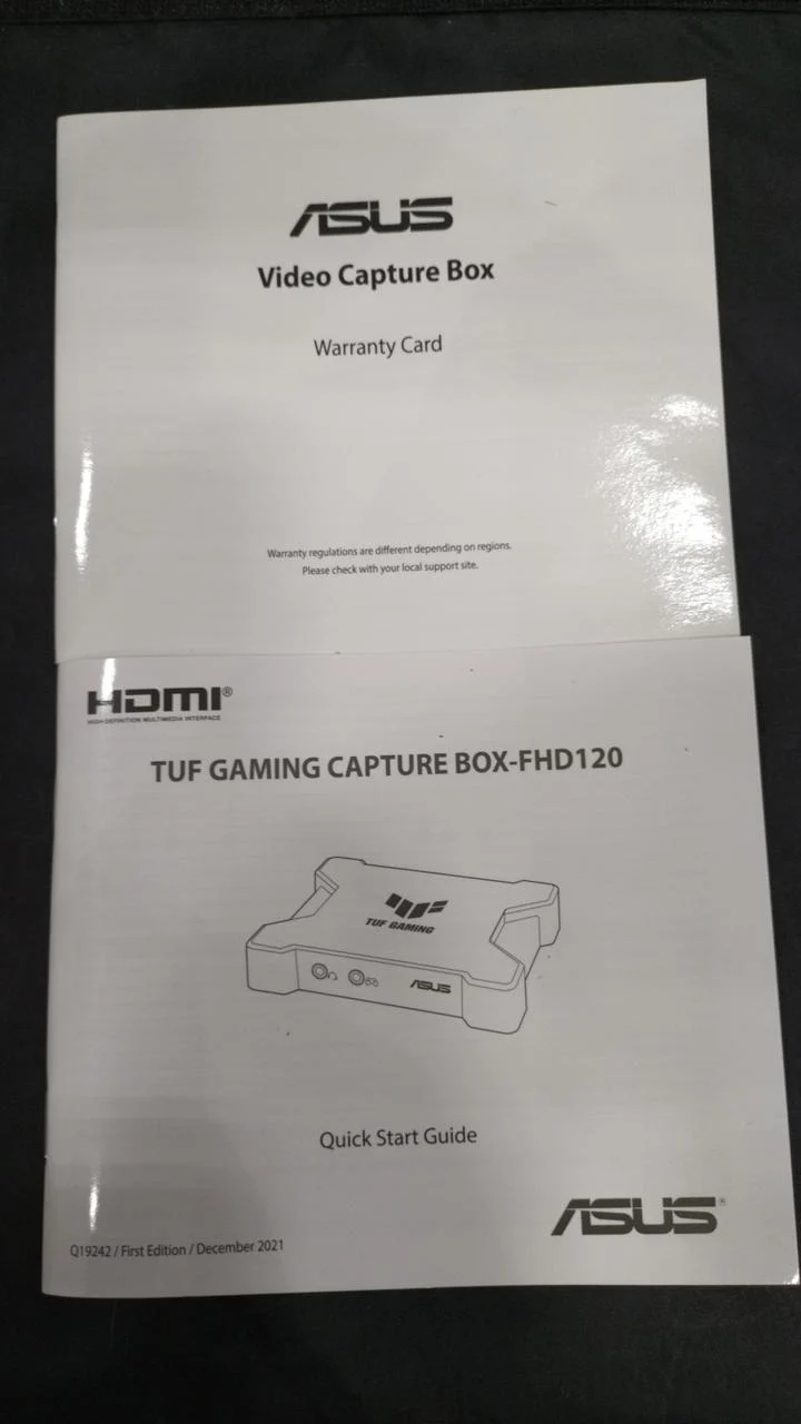 ASUS Game Capture TUF GAMING CAPTURE BOX-FHD120-