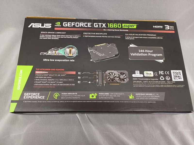 ASUS Grafikkarte: TUF-GTX1660S-06G-GAMING