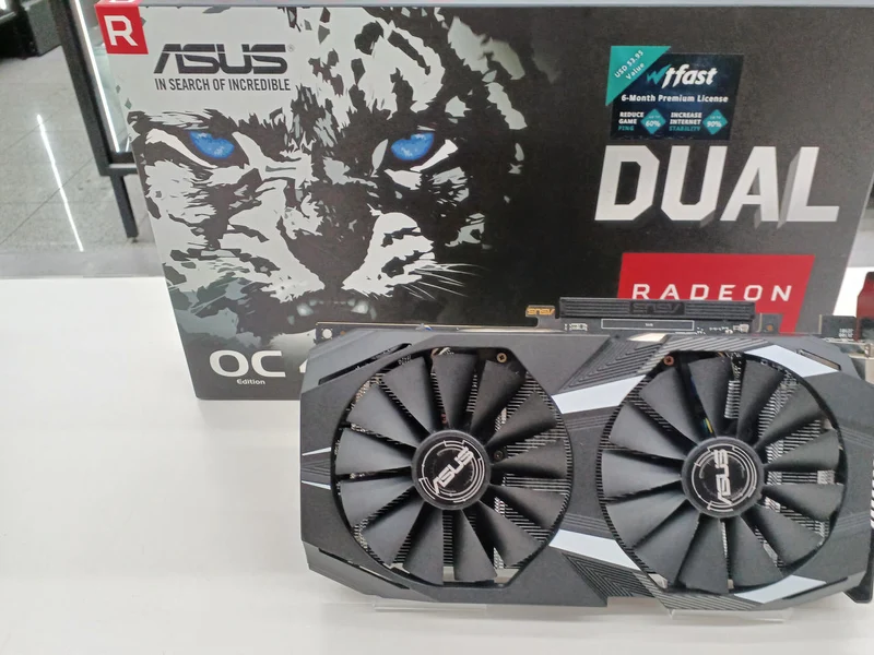 ASUS Grafikkarte DUAL-RX580-O4G