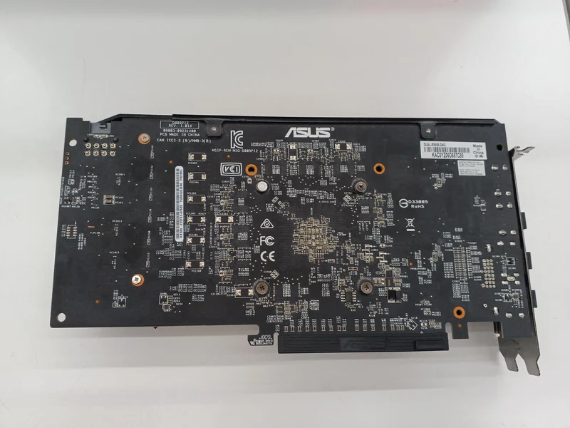 ASUS Grafikkarte DUAL-RX580-O4G