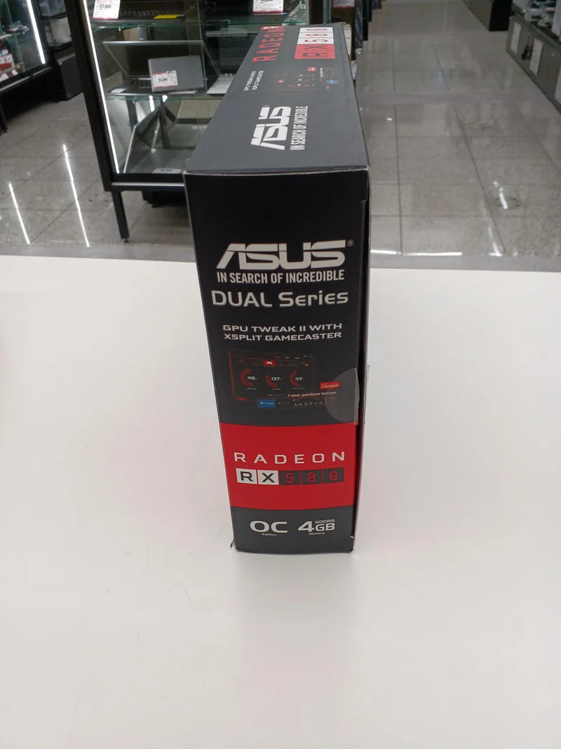 ASUS Grafikkarte DUAL-RX580-O4G