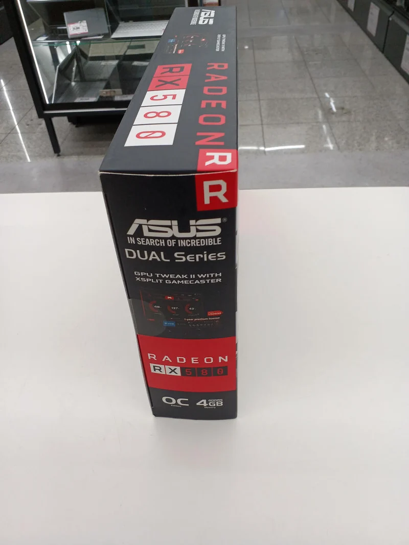 ASUS Grafikkarte DUAL-RX580-O4G