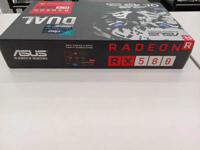 ASUS Grafikkarte DUAL-RX580-O4G
