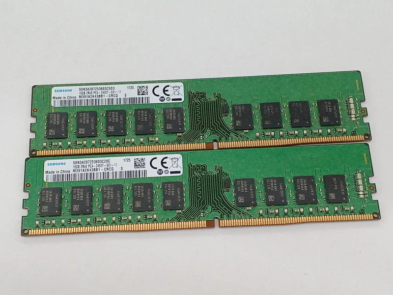 SAMSUNG DDR4-2400/16GB x2 Karten für Server M391A2K43BB1-CRCQ