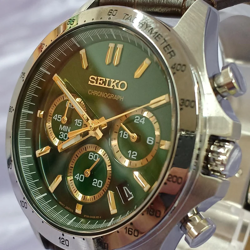SEIKO Quarz-Chronograph 8T63-00D0