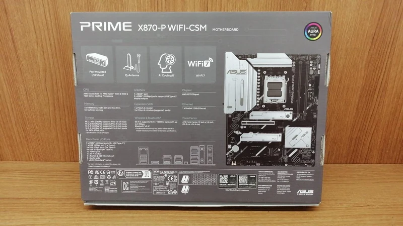 ASUS Mainboard: X870-P WLAN