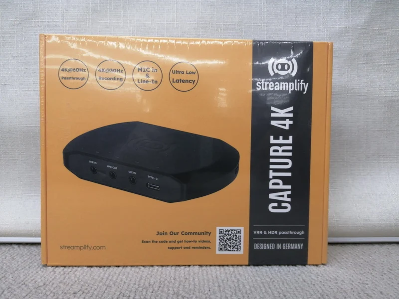 Streamplify Ungeöffnete und unbenutzte Capture-Karte für 4K-Aufnahmen