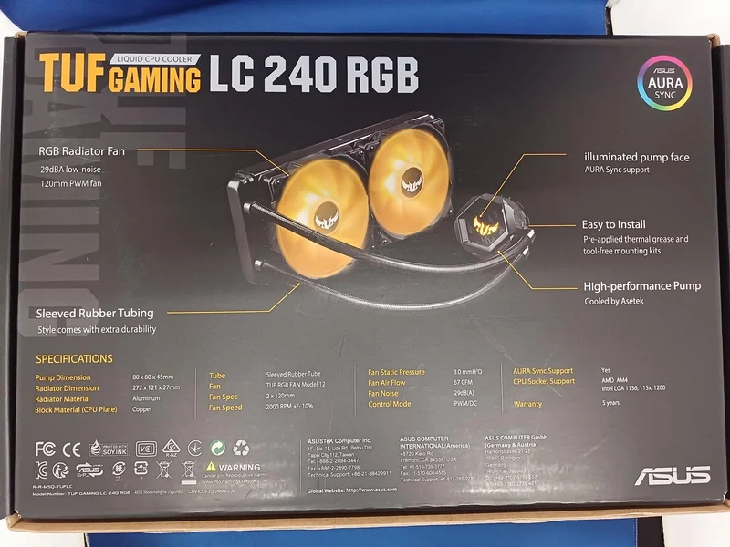 ASUS Wasserkühlung LC 240 RGB