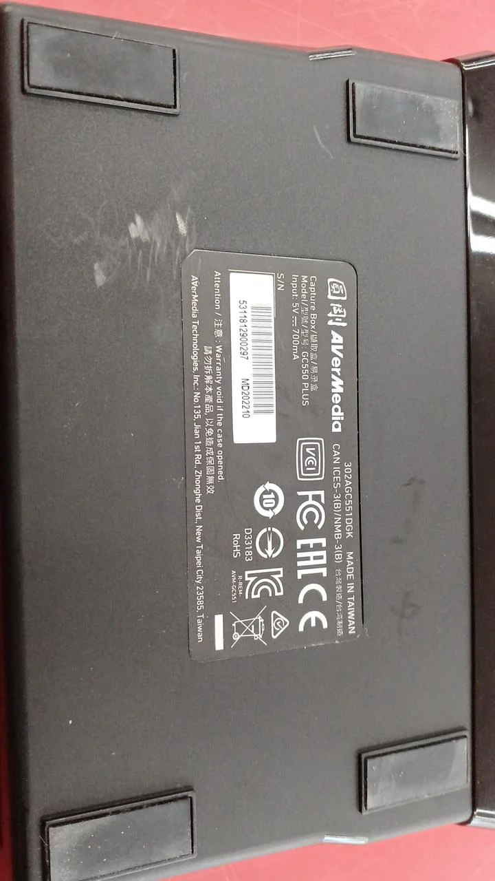 AVerMedia Game Capture Board LGX2/GC550PLUS