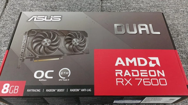 ASUS ungeöffnete Grafikkarte RADEON RX7600