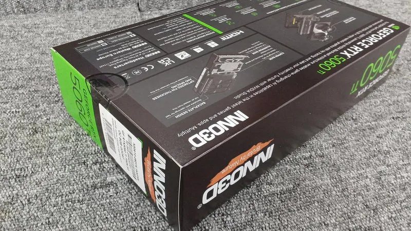 Ungeöffnete NVIDIA-Grafikkarte GEFORCE RTX 5060TI 8 GB