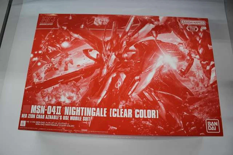 BANDAI Plastikmodell HG 1/144 Nightingale, durchsichtig