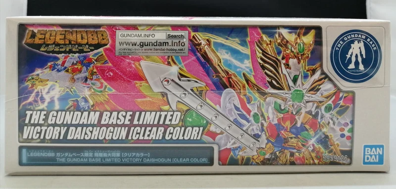 BANDAI BB Senshi LEGEND BB Higuru Taishōgun [Klare Farbe] Neue SD Sengoku Den: Seven Super Generals Edition