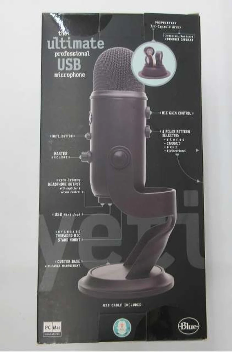 BLAU [Ungeöffnet] USB-Kondensatormikrofon YETI/A00132