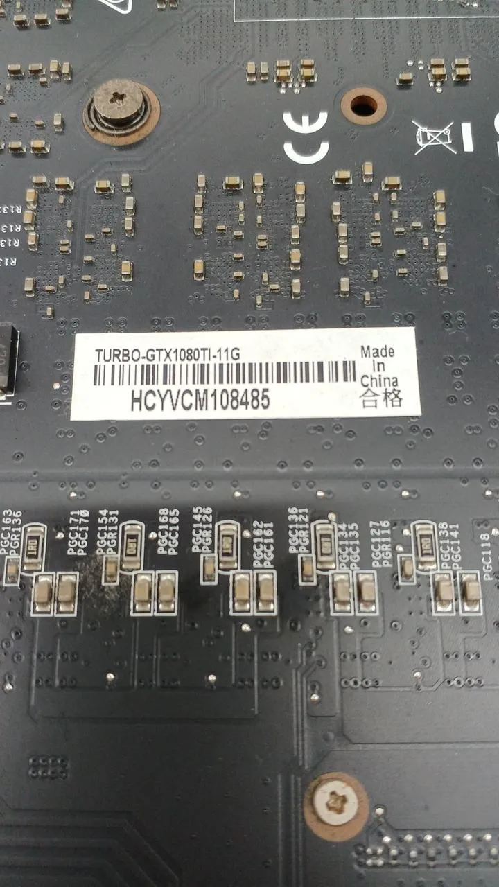ASUS Grafikkarte: TURBO-GTX1080TI-11G