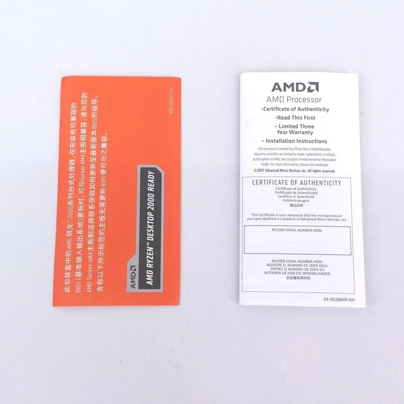 AMD CPU RYZEN5 2400G
