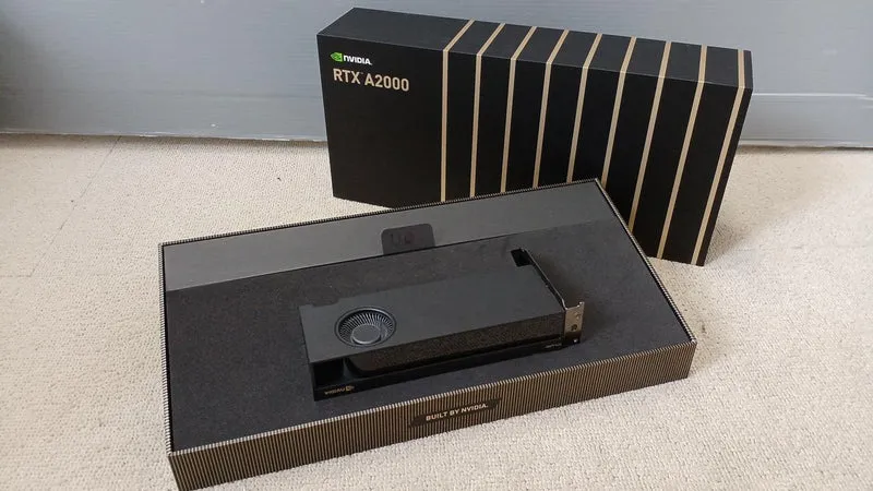 NVIDIA-Grafikkarte: NVRTX A2000 NVBOX