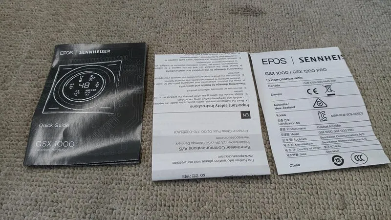 SENNHEISER Audioverstärker GSX 1000