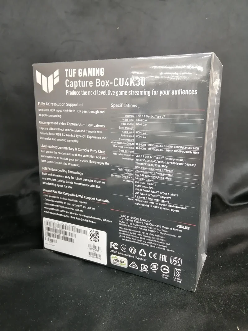 ASUS Capture Box Capture Box-CU4K30