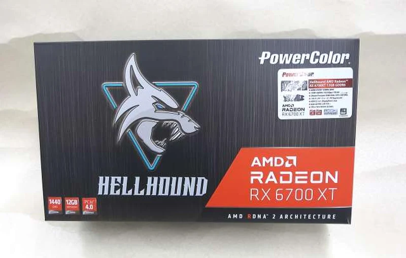POWER COLOR PCI-EXPRESS Bus-kompatible RADEON-Grafikkarte RADEON RX6700 XT 12GB DDR6-3DHL
