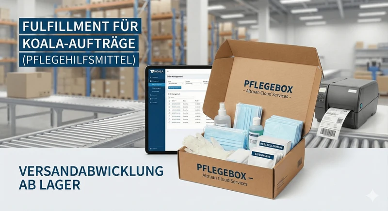Fulfillment für Koala-Aufträge (Pflegehilfsmittel)