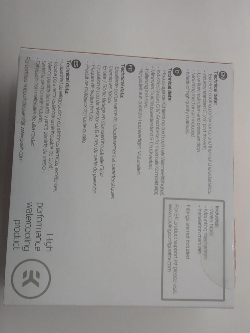 ASUS Wasserkühlungskomponenten EK-SUPERMX