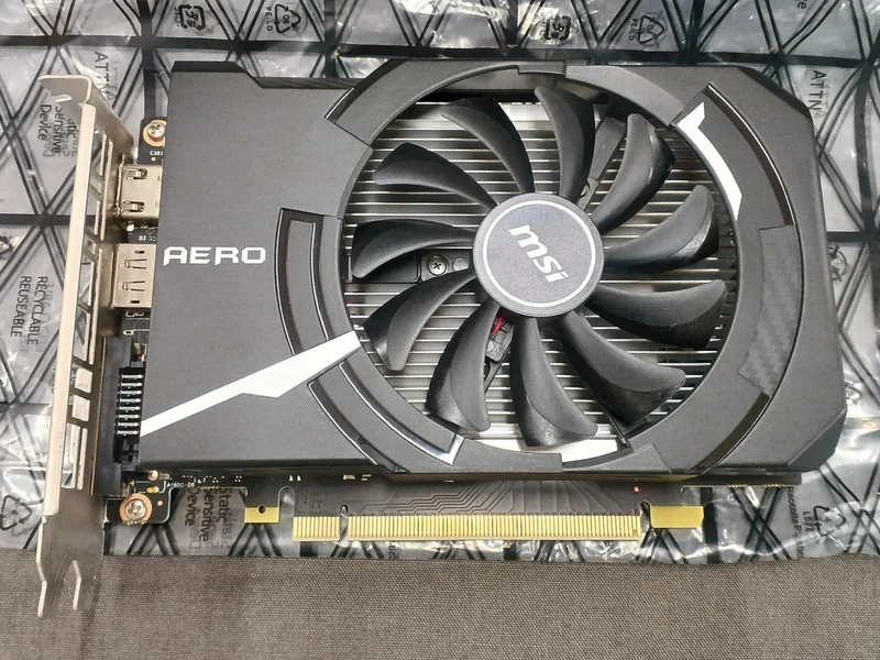 NVIDIA Grafikkarte GTX1650 D6 AERO ITX J OC