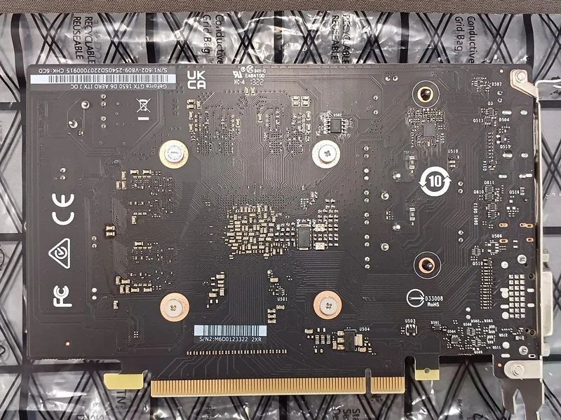 NVIDIA Grafikkarte GTX1650 D6 AERO ITX J OC