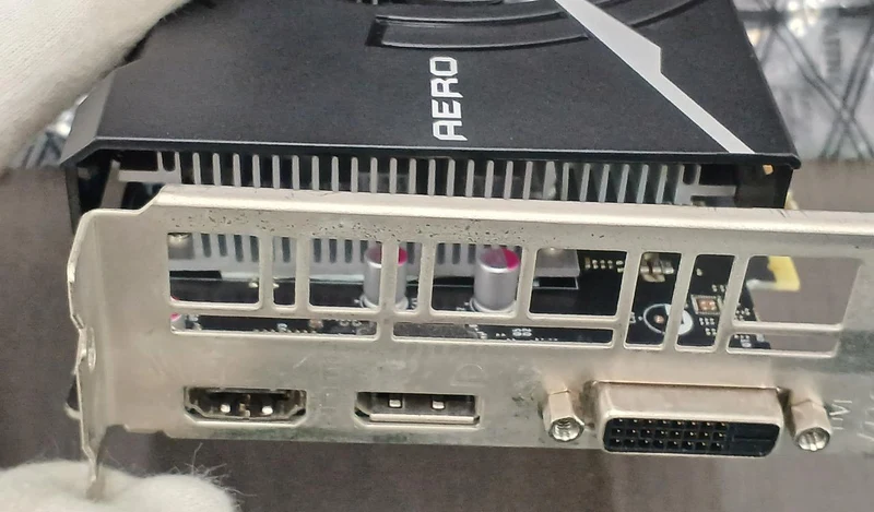 NVIDIA Grafikkarte GTX1650 D6 AERO ITX J OC