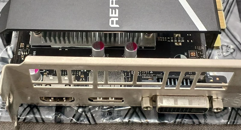 NVIDIA Grafikkarte GTX1650 D6 AERO ITX J OC