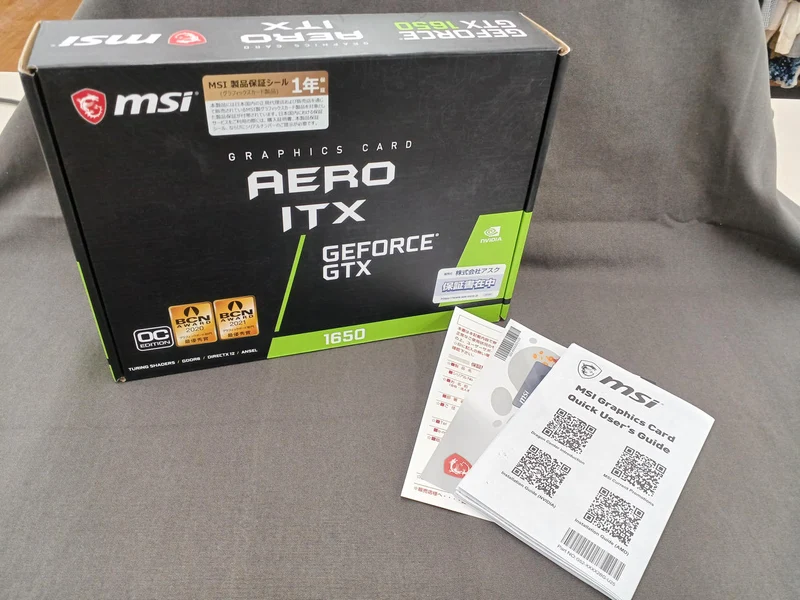NVIDIA Grafikkarte GTX1650 D6 AERO ITX J OC