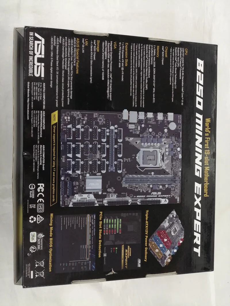 ASUS Motherboard B250 MINING EXPERT