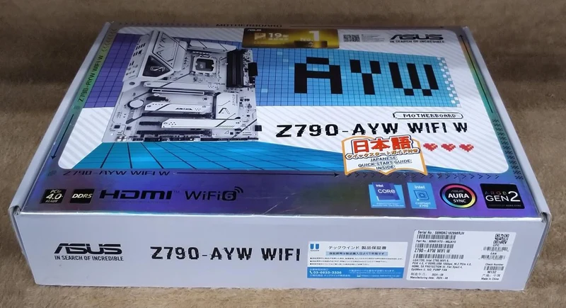 ASUS Motherboard Z790-AYW WIFI W